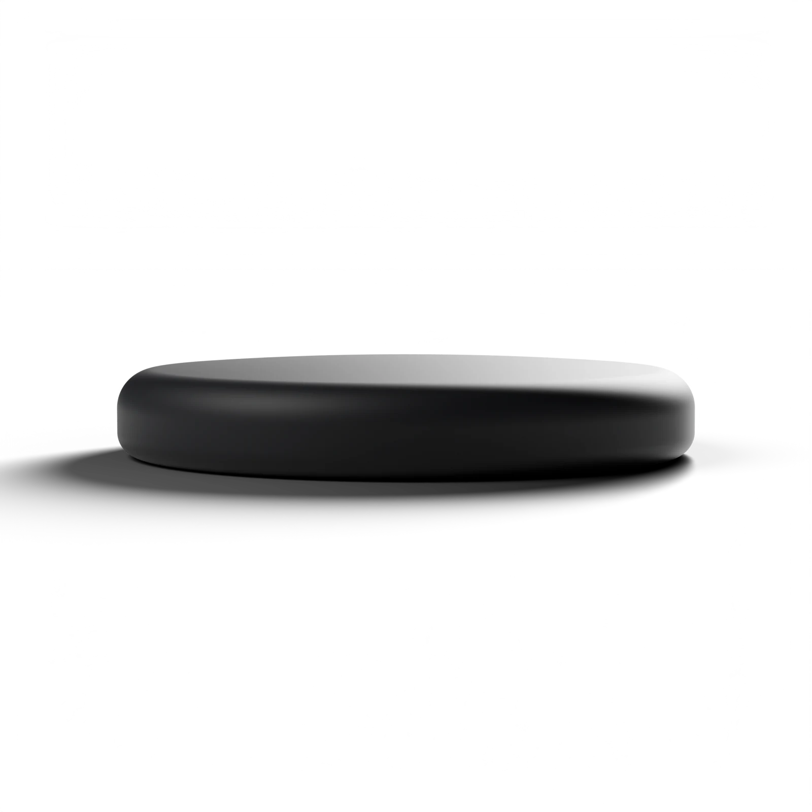 Cymo seen edge-on, showing its flat profile
